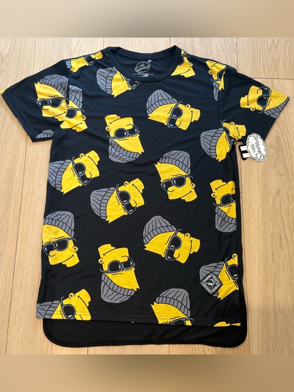 Neff x The Simpsons “Steezy Bart” All-Over Print Tee | Size M | NWT Streetwear